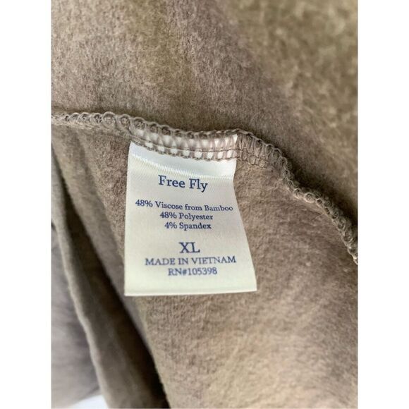 Free Fly Women's Bamboo Fleece Pullover Hoody gray size XL - Picture 5 of 5
